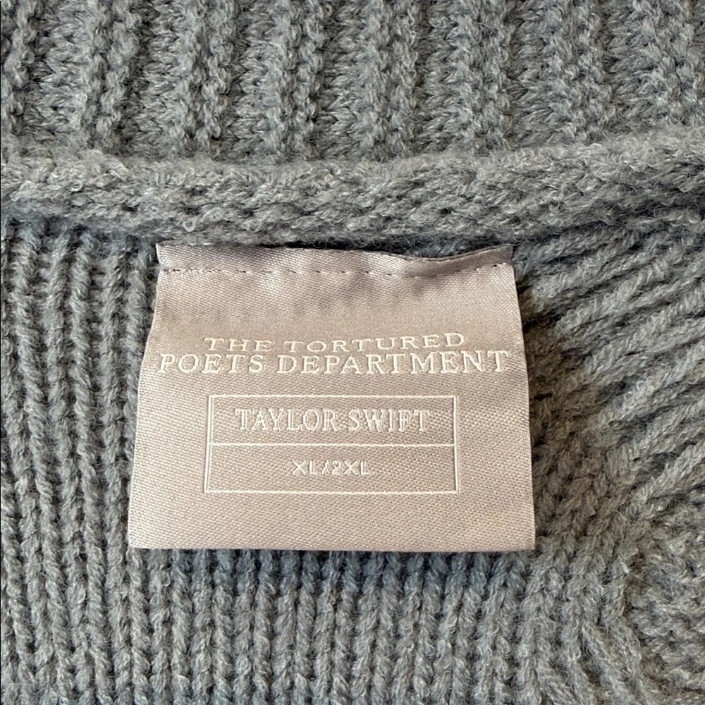 Taylor swift tortured poets dept cardigan Xlarge/2xlarge - Picture 2 of 10